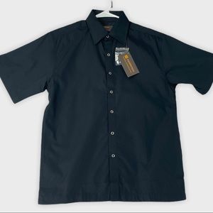 Harriton Men’s Advantage Short Sleeve Shirt Size M